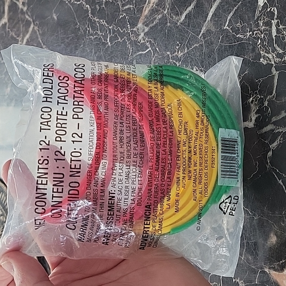 12X Colorful Plastic Taco Shell Tortilla Holder Taco Holder Plate Protector Food - Picture 5 of 5